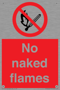No naked flames